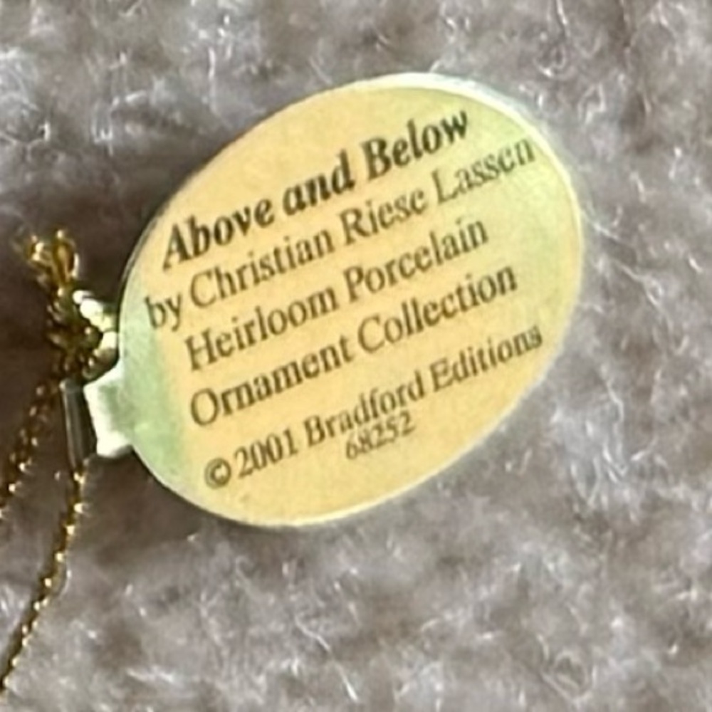 NEW Bradford Edition, Christian‎ Riese Lassen, Above & Below 1st Issue Ornaments - Picture 5 of 8
